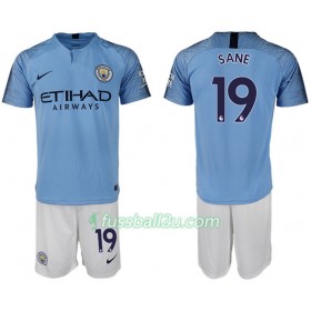 Günstige Fußballtrikots Manchester City SANE 19 Kinder Heimtrikot 2018/19
